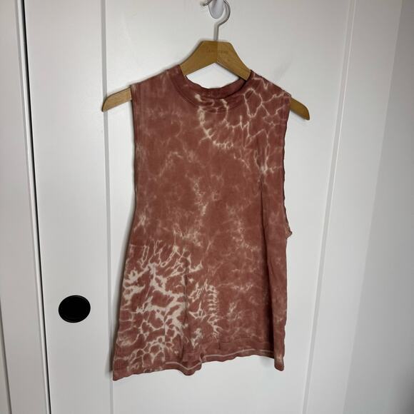 Lululemon All Yours Tank Top Oversized Marmoleado Tie Dye Ancient Copper Size 4 - Picture 2 of 4